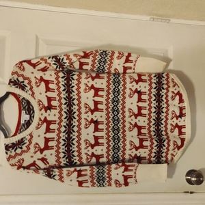 Winter/Christmas Sweater Reindeer & Snowflakes